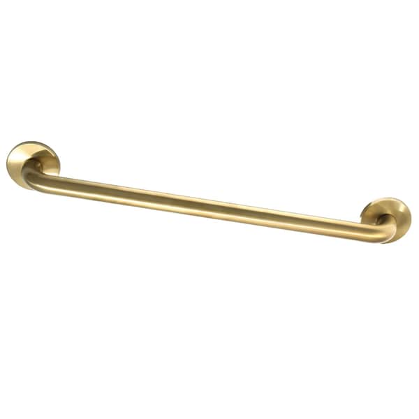 Contemporary DR514247 Meridian 24" X 1-1/4" ADA Grab Bar, Brushed Brass, 26.81 L, Brass